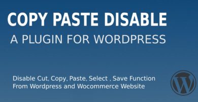 Content Copy Disable WordPress Plugin