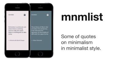Mnmlist – iOS Quotes App Source Code