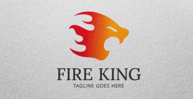 Fire King – Logo template