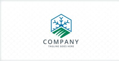 Lawn Care and Snow Removal Logo Template