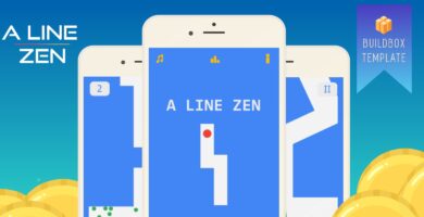 A Line Zen – Buildbox Template