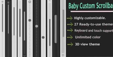 Baby Custom Scrollbar – WordPress Plugin