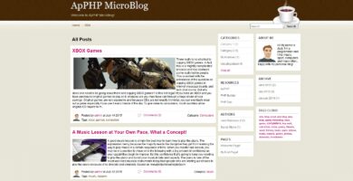 PHP Multi-Author Blog Script