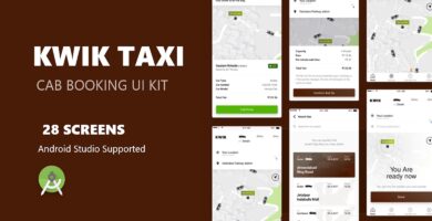 Kwik Taxi UI Kit