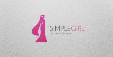 Simple Girl – Logo Template
