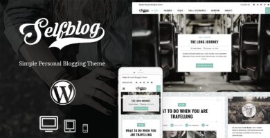 Selfblog – Personal WordPress Theme