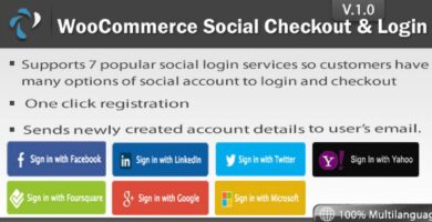 WooCommerce Social Login Extension