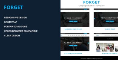 Forget – HTML Business Template