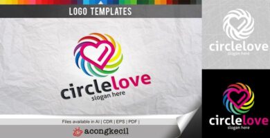 Circle Love – Logo Template