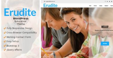 Erudite – WordPress  Education Theme