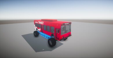 Monster Bus 3D Model